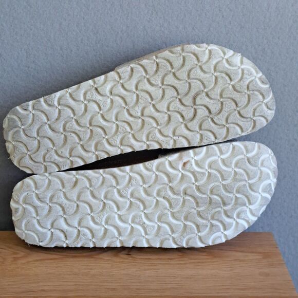 Birkenstock Women’s 39 EU 8 Narrow Papillo Madrid Silver Glitter Slip-On Buckle - Picture 7 of 10